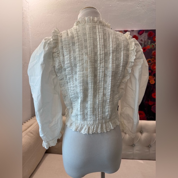 NWT DÔEN Amadine Blouse in Powder M - Picture 5 of 11
